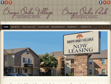 Tablet Screenshot of braysoaksvillage-apartments.com